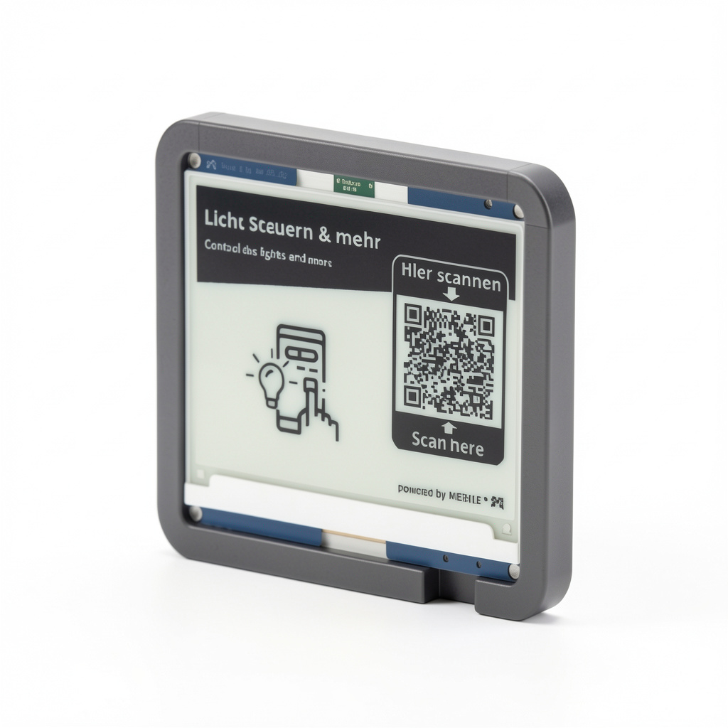 MESHLE QR-Display – E-Ink QR-Code Display for MESHLE Guest Control